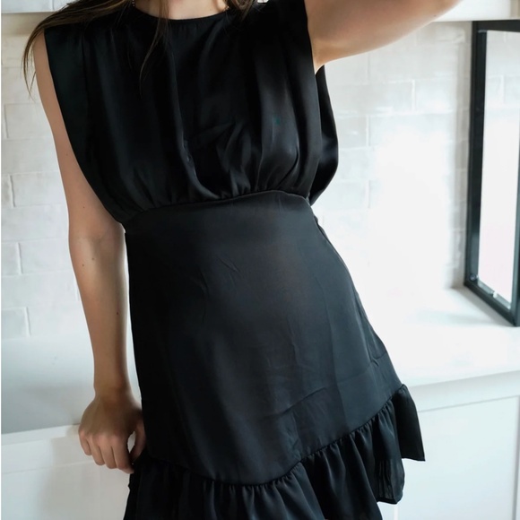 Deluc Black Harlow Mini Dress - Size XS - Picture 1 of 6
